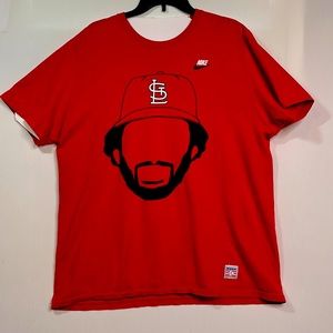 Ozzie Smith St Louis Cardinals XL short sleeve red T-shirt.